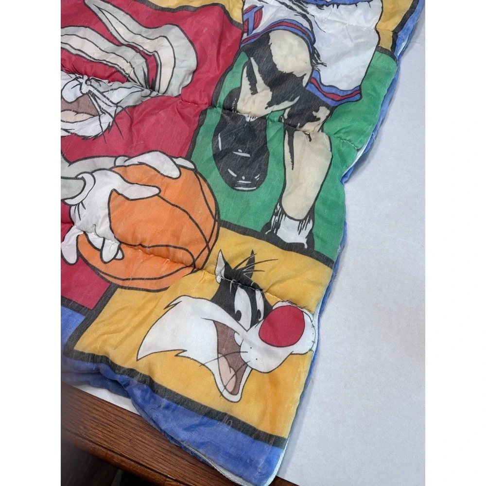 Vintage 1996 Space Jam Sleeping Bag Michael‎ Jordan Looney Tunes Warner Bros